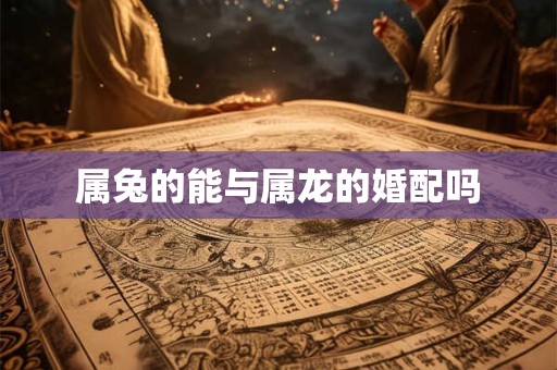 属兔的能与属龙的婚配吗