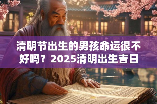 清明节出生的男孩命运很不好吗?2025清明出生吉日查询 清明节出生的男孩命运很不好吗?2025清明出生吉日查询