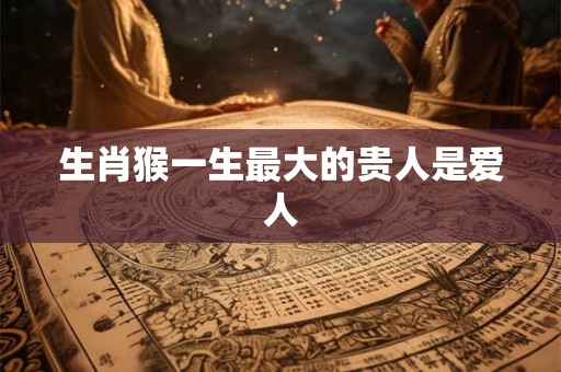 生肖猴一生最大的贵人是爱人