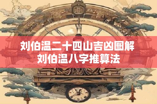 刘伯温二十四山吉凶图解 刘伯温八字推算法 刘伯温二十四山吉凶图解 刘伯温八字推算法