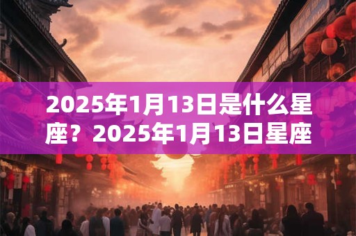 2025年1月13日是什么星座?2025年1月13日星座查询 2025年1月13日是什么星座?2025年1月13日星座查询