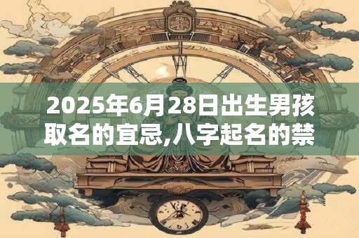 2026年6月28日出生男孩取名的宜忌,八字起名的禁忌 2026年6月28日出生男孩取名的宜忌,八字起名的禁忌