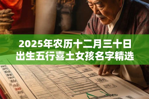 2025年农历十二月三十日出生五行喜土女孩名字精选