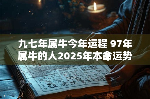 九七年属牛今年运程 97年属牛的人2025年本命运势