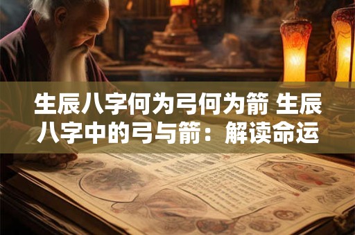 生辰八字何为弓何为箭 生辰八字中的弓与箭：解读命运的奥秘