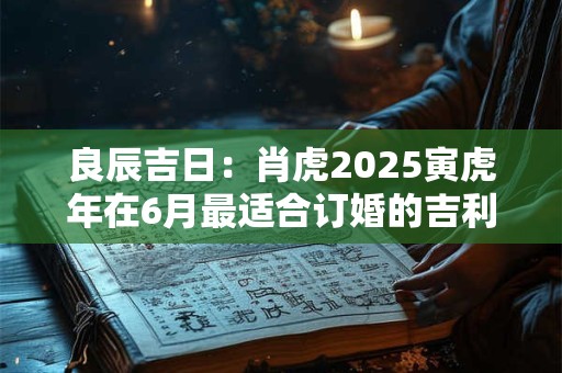 良辰吉日：肖虎2025寅虎年在6月最适合订婚的吉利日子