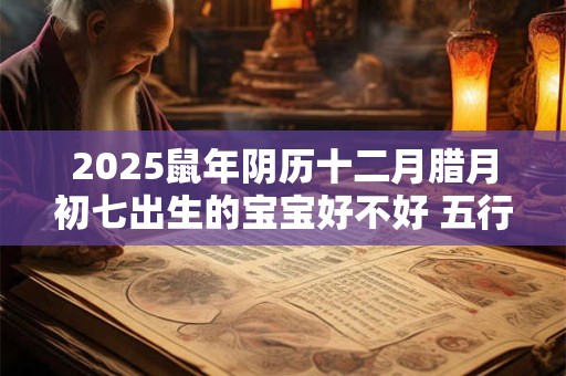 2025鼠年阴历十二月腊月初七出生的宝宝好不好 五行缺什么