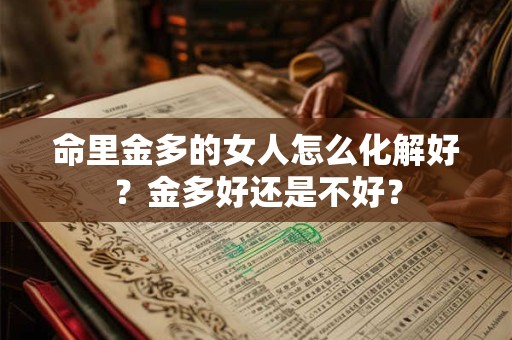 命里金多的女人怎么化解好?金多好还是不好? 命里金多的女人怎么化解好?金多好还是不好?