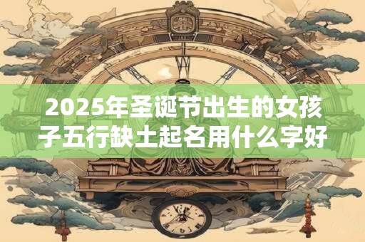 2025年圣诞节出生的女孩子五行缺土起名用什么字好？