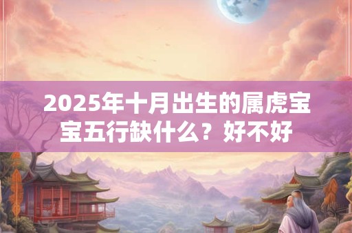 2025年十月出生的属虎宝宝五行缺什么？好不好