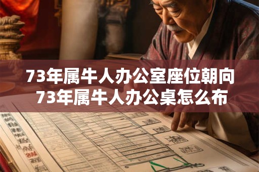 73年属牛人办公室座位朝向 73年属牛人办公桌怎么布置旺事业