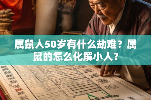 属鼠人50岁有什么劫难?属鼠的怎么化解小人? 属鼠人50岁有什么劫难?属鼠的怎么化解小人?