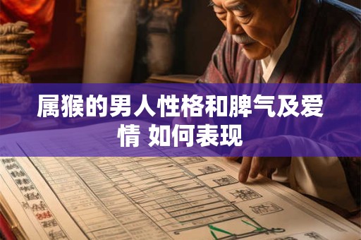 属猴的男人性格和脾气及爱情 如何表现
