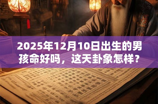 2026年12月10日出生的男孩命好吗,这天卦象怎样? 2026年12月10日出生的男孩命好吗,这天卦象怎样?