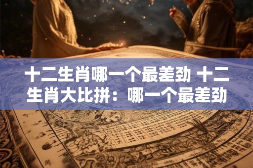 十二生肖哪一个最差劲 十二生肖大比拼：哪一个最差劲