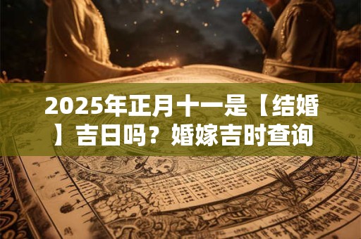 2025年正月十一是【结婚】吉日吗？婚嫁吉时查询