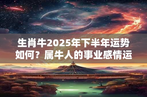生肖牛2025年下半年运势如何？属牛人的事业感情运程