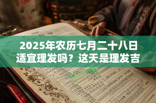 2025年农历七月二十八日适宜理发吗？这天是理发吉日吗