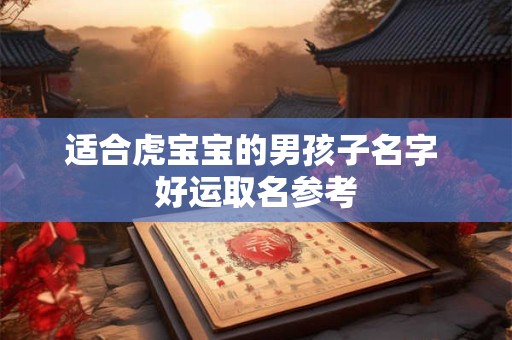 适合虎宝宝的男孩子名字 好运取名参考
