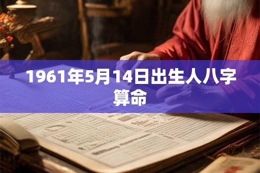 1961年5月14日出生人八字算命 1961年5月14日出生人八字算命