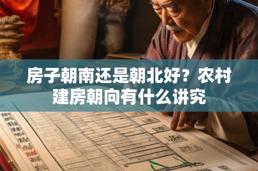 房子朝南还是朝北好？农村建房朝向有什么讲究