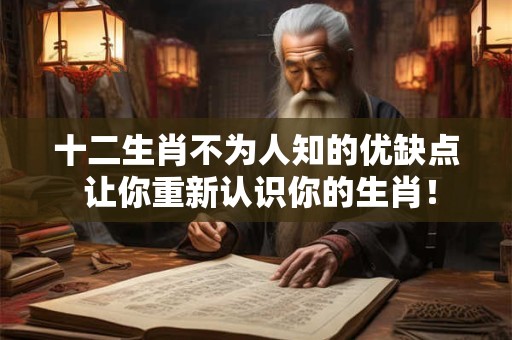 十二生肖不为人知的优缺点 让你重新认识你的生肖！