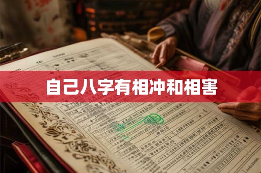 自己八字有相冲和相害