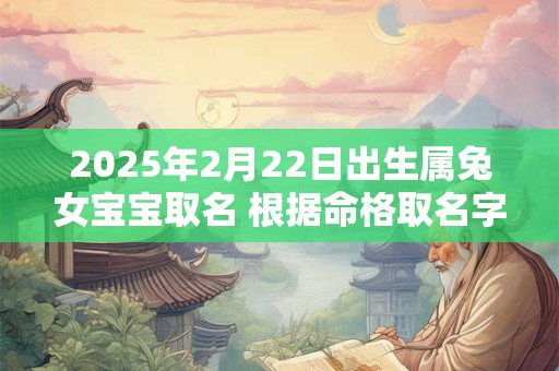 2025年2月22日出生属兔女宝宝取名 根据命格取名字