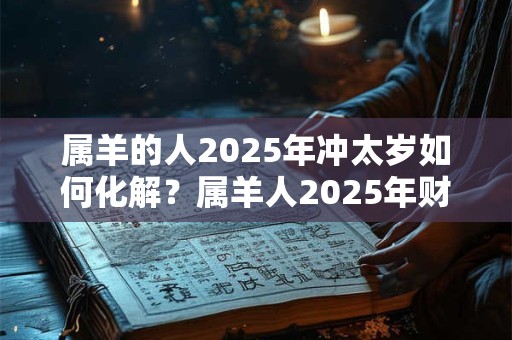 属羊的人2025年冲太岁如何化解？属羊人2025年财神方位在哪？