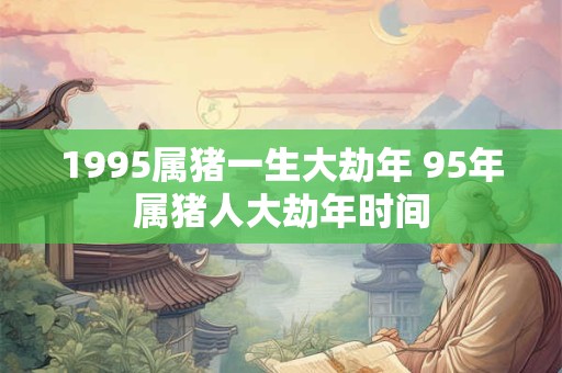 1995属猪一生大劫年 95年属猪人大劫年时间
