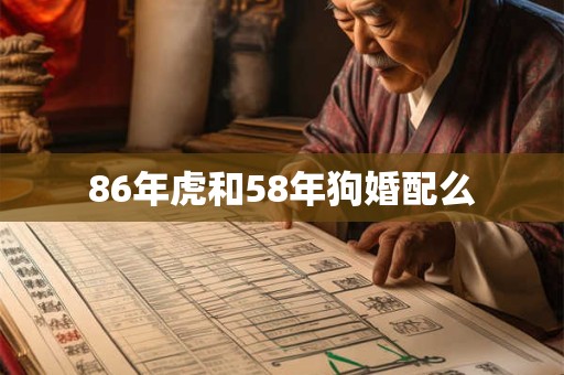 86年虎和58年狗婚配么