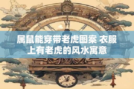 属鼠能穿带老虎图案 衣服上有老虎的风水寓意