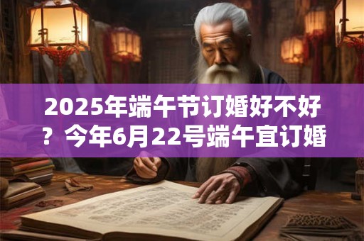 2025年端午节订婚好不好？今年6月22号端午宜订婚吗