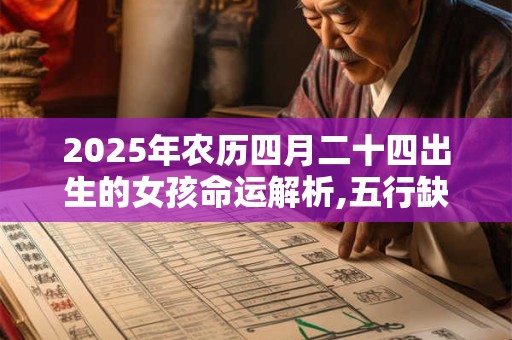 2025年农历四月二十四出生的女孩命运解析,五行缺什么？