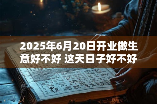 2025年6月20日开业做生意好不好 这天日子好不好