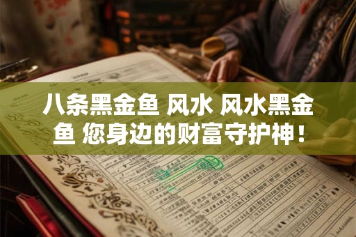 八条黑金鱼 风水 风水黑金鱼 您身边的财富守护神！