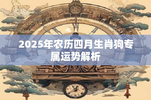 2025年农历四月生肖狗专属运势解析 2025年农历四月生肖狗专属运势解析