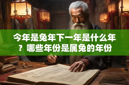 今年是兔年下一年是什么年？哪些年份是属兔的年份