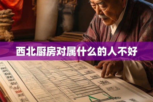 西北厨房对属什么的人不好