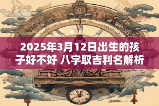 2025年3月12日出生的孩子好不好 八字取吉利名解析 2025年3月12日出生的孩子好不好 八字取吉利名解析