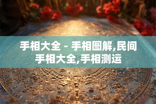 手相大全 - 手相图解,民间手相大全,手相测运