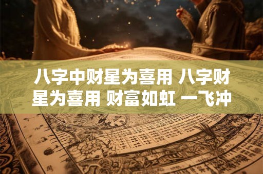 八字中财星为喜用 八字财星为喜用 财富如虹 一飞冲天！