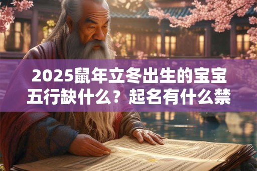 2026鼠年立冬出生的宝宝五行缺什么?起名有什么禁忌? 2026鼠年立冬出生的宝宝五行缺什么?起名有什么禁忌?