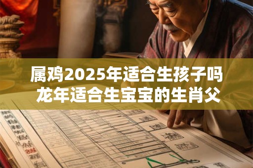 属鸡2025年适合生孩子吗 龙年适合生宝宝的生肖父母