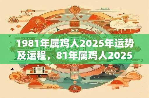 1981年属鸡人2025年运势及运程，81年属鸡人2025年财运方位