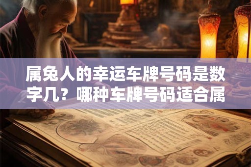 属兔人的幸运车牌号码是数字几？哪种车牌号码适合属兔人