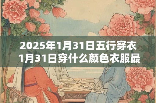 2025年1月31日五行穿衣 1月31日穿什么颜色衣服最旺运