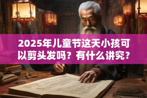 2025年儿童节这天小孩可以剪头发吗？有什么讲究？