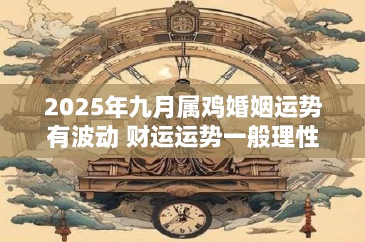 2025年九月属鸡婚姻运势有波动 财运运势一般理性投资