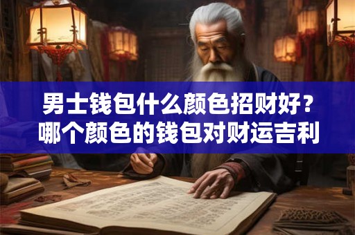 男士钱包什么颜色招财好？哪个颜色的钱包对财运吉利